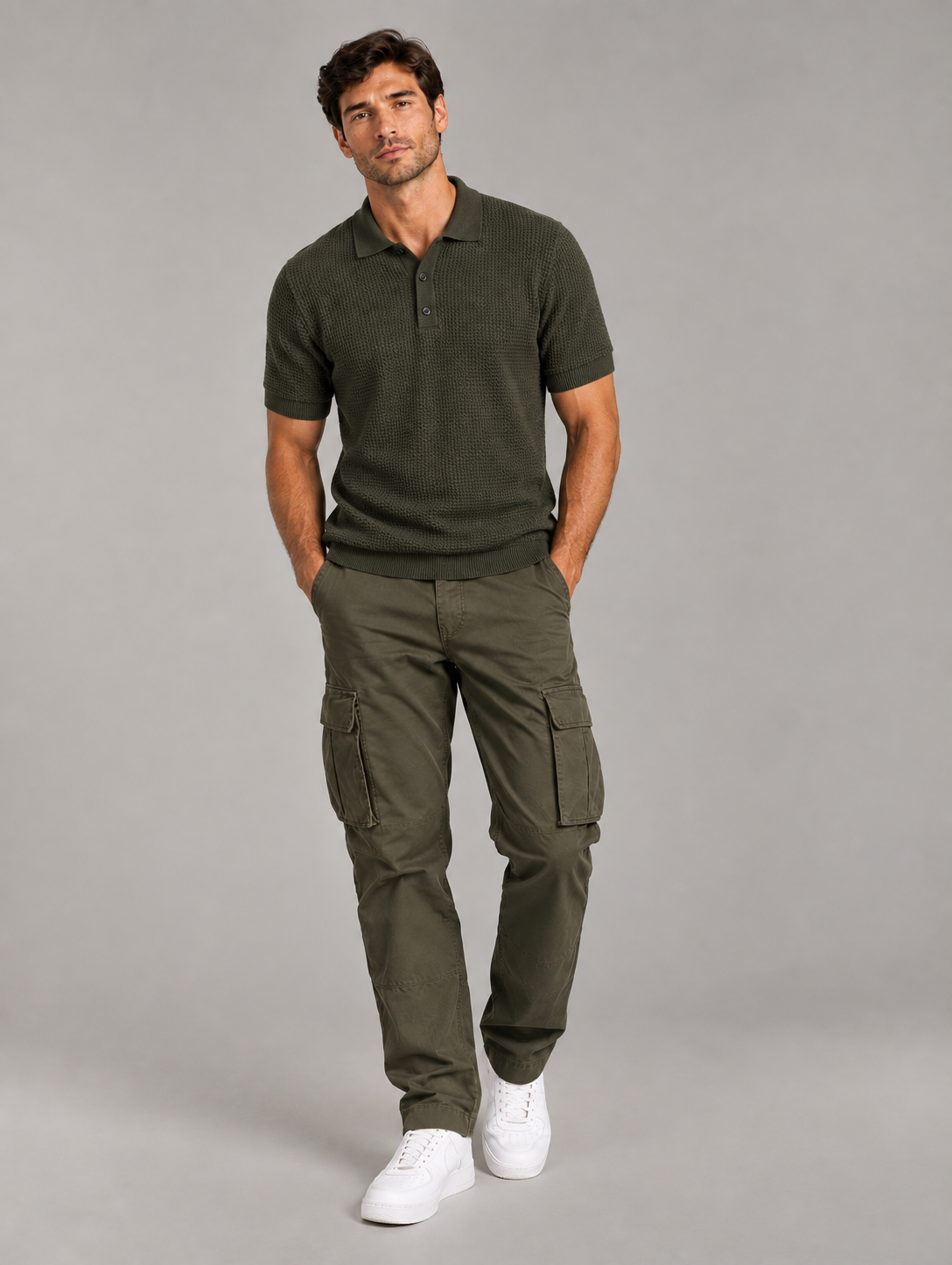 Textured Knit Polo by Sorelle